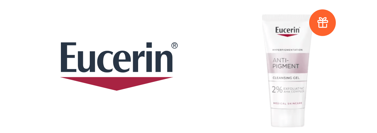 Gel nettoyant Eucerin Anti-Pigment offert