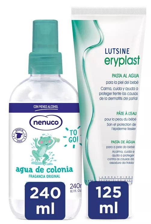 Nenuco Agua de Colonia Spray 240 ml + Eryplast Lutsine E45 Pasta al Agua  200 gr - Atida