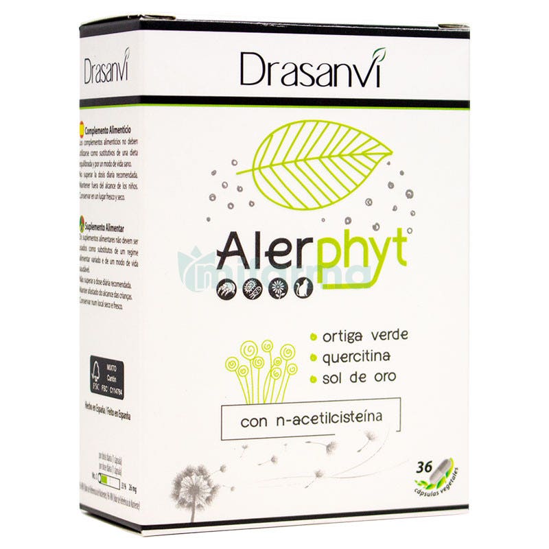 Complemento Alimenticio Alergia Alerphyt Drasanvi 30 Capsulas