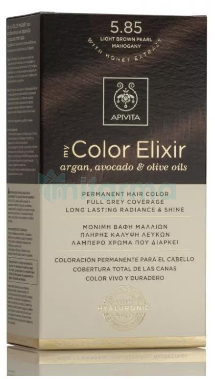 Apivita Coloration My Color Elixir Nº5.85 Light Brown Pearl Mahogany