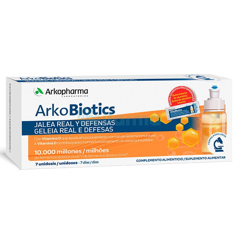 ArkoBiotics Jalea Real y Defensas Adultos 7 Dosis
