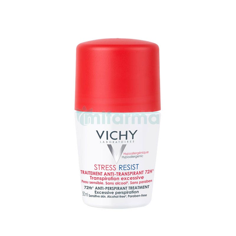 Vichy Desodorante Stress Resist Tratamiento Intensivo Anti-transpirante 72Horas 50 ml Roll-On