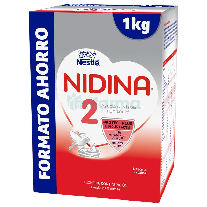 Nidina Premium 2 Leche de Continuacion 1 Kg (Formato Ahorro) 6meses