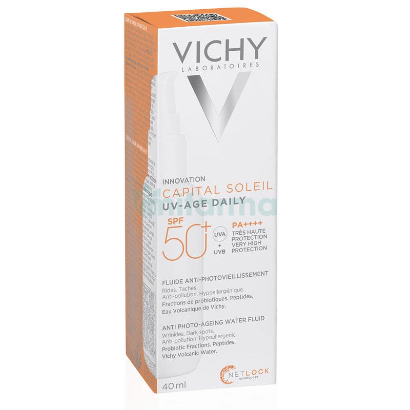 Vichy Capital Soleil UV-AGE Water Fluid Antifotoenvejecimiento SPF50