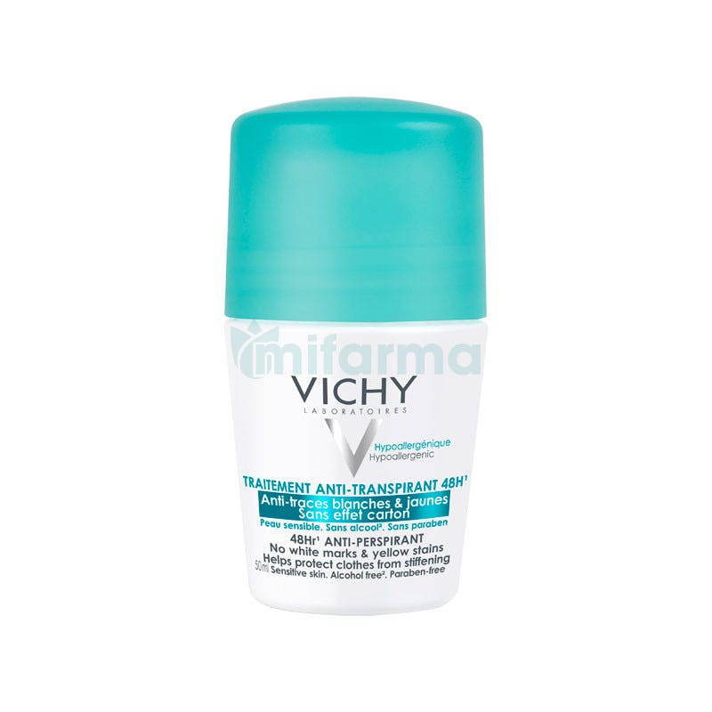 Vichy Desodorante Bola Antimarcas Antitranspirante 48H 50 ml