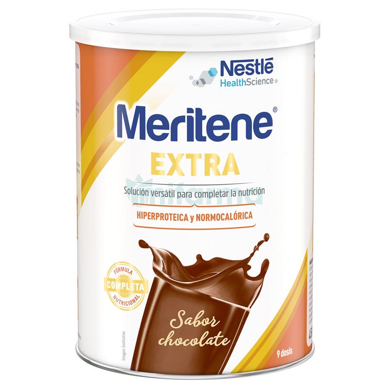 Meritene Extra Chocolat Boisson Hyperprotéique 450 g