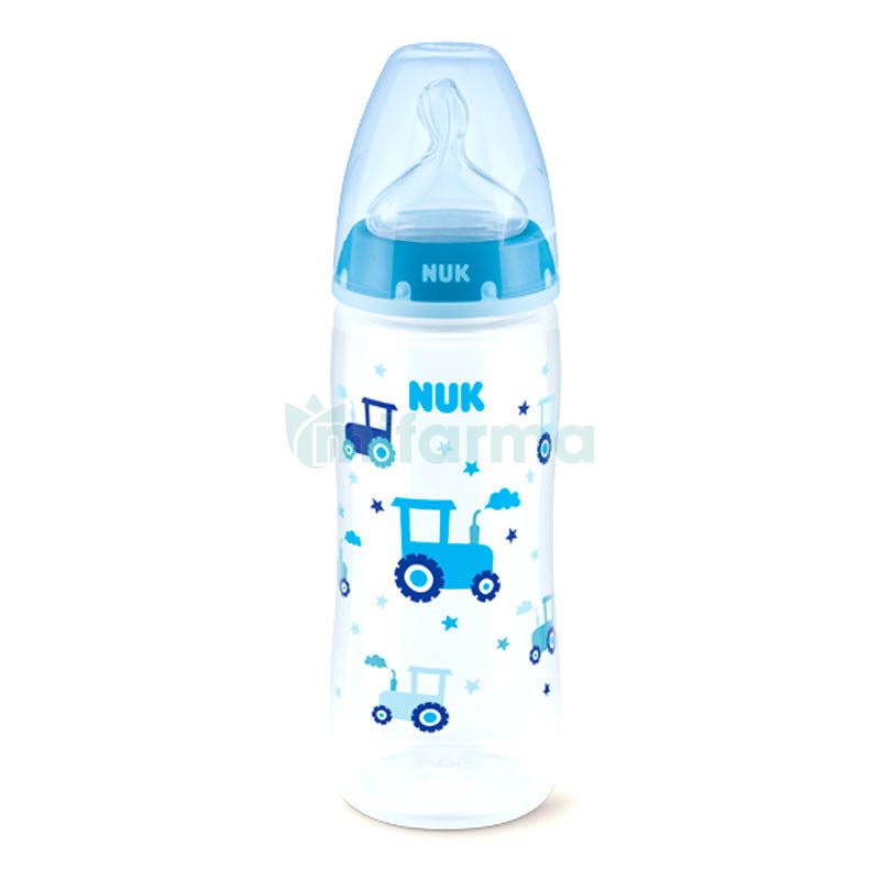Nuk Biberón First Choice Tetina XL Silicona 6-18 Meses Azul 360 ml - Atida
