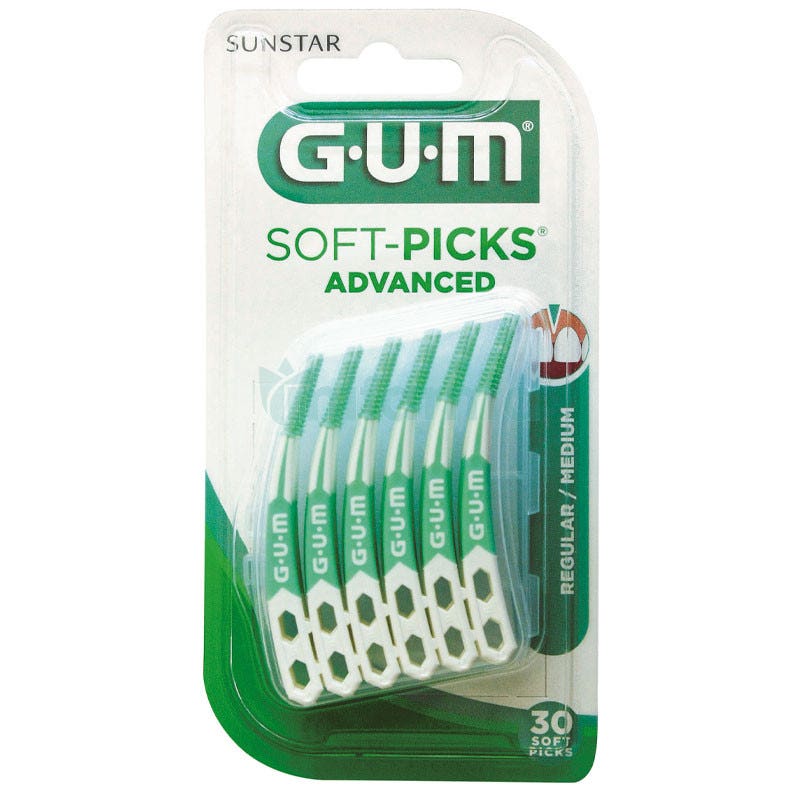 Gum Palillo Interdental Soft Picks Advanced Medium 30 uds