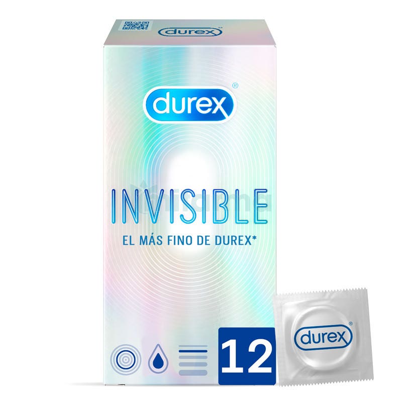Durex Preservativos Invisibles Extra Sensitivos 12Uds