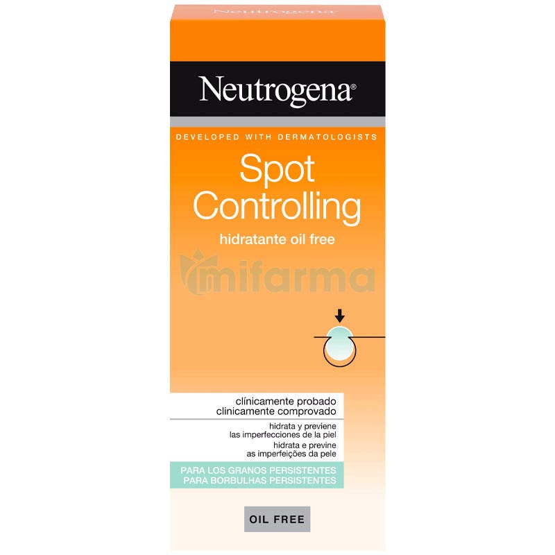 Crema Hidratante Oil Free Spot Controlling Neutrogena 50ml