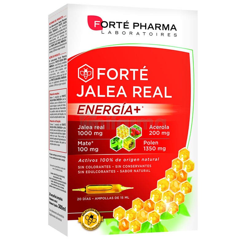 Jalea Real Energia Forte Pharma 20 Ampollas