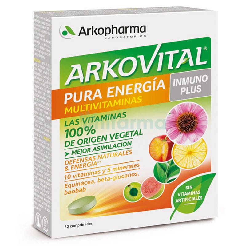Arkovital Pura Energia Inmuno Plus 30 Comprimidos