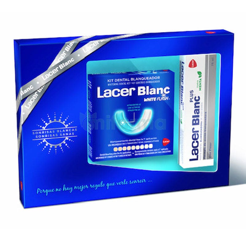 Lacer Blanc Kit Dental Blanqueador White Flash REGALO Pasta 75ml