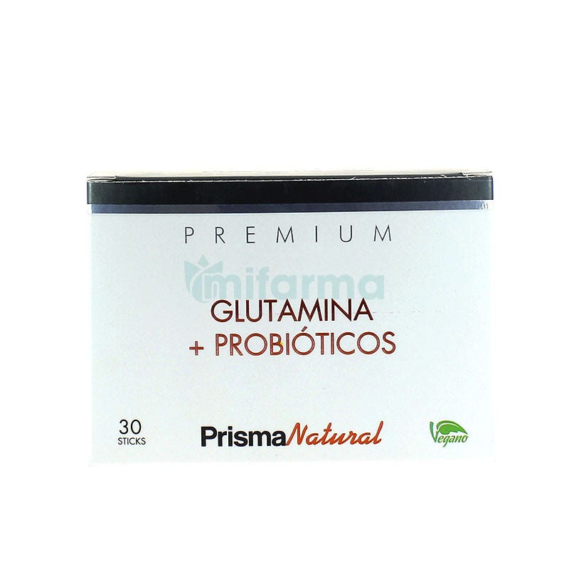 Glutamina Probioticos Prisma Natural 30 sticks