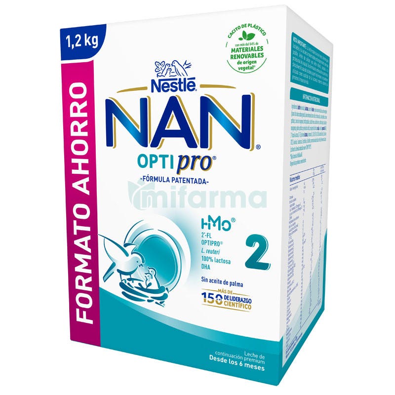 Nestle Nan Optipro 2 Leche de Continuacion 1200gr