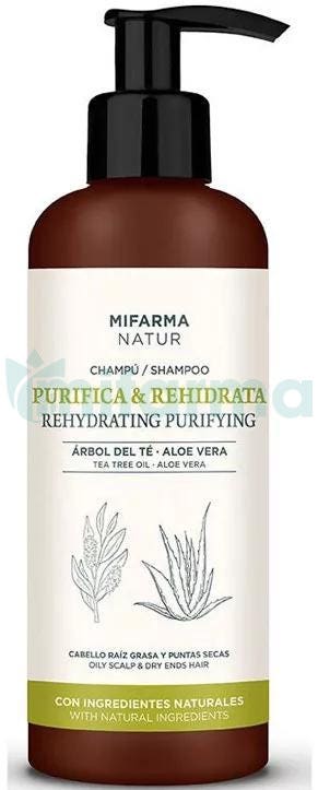 Champu Purifica   Rehidrata Mifarma Natur 250 ml