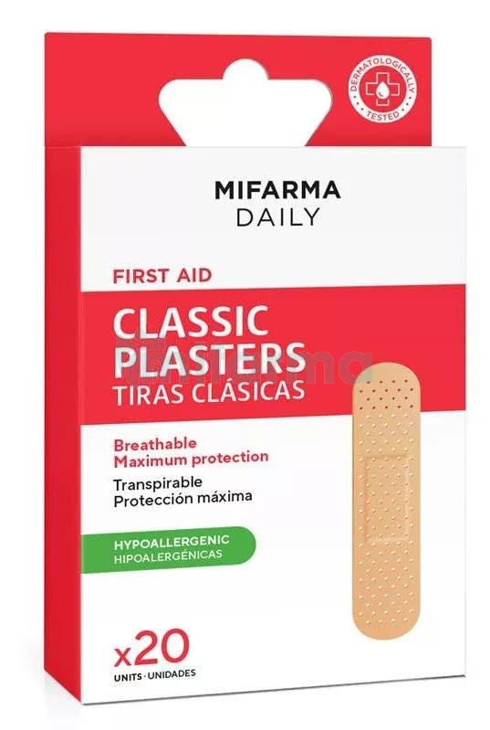 Mifarma Daily Tiras Plasticas Clasicas 20 uds