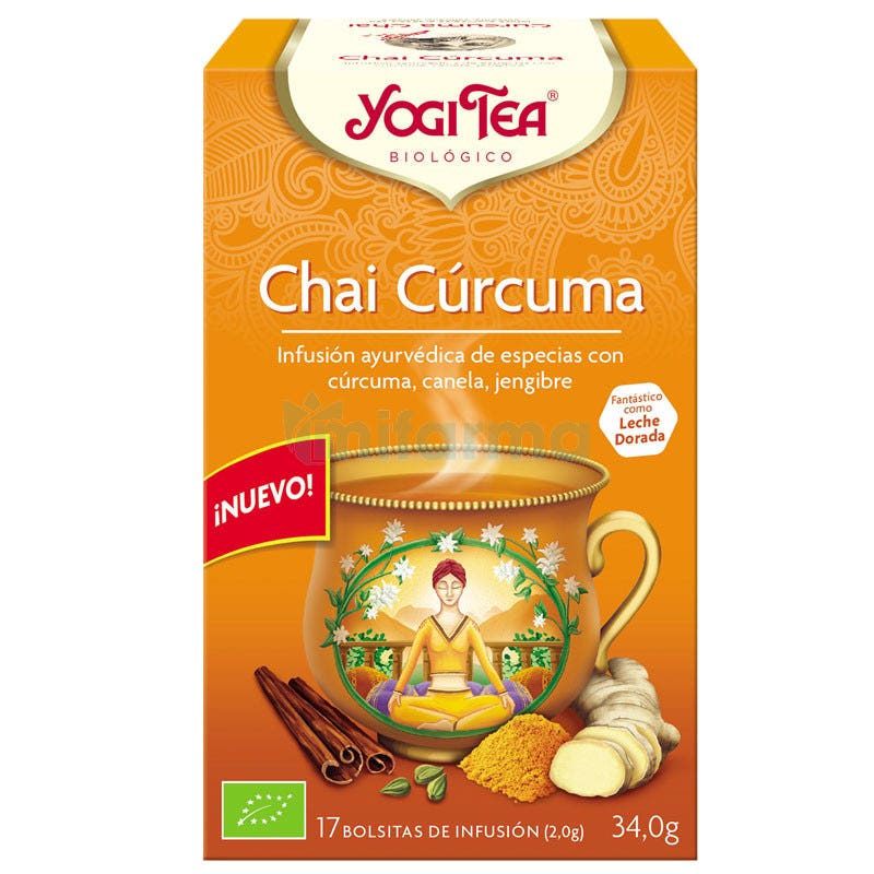 Infusion Chai Curcuma Yogi Tea 17 Bolsitas