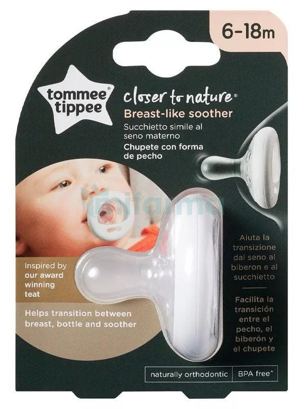 Tommee Tippee Sucettes Forme du Sein 6-18 Mois