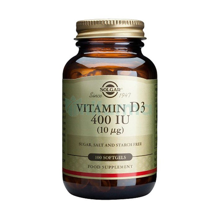Solgar Vitamina D3 400 UI 100 c