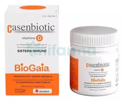 Casen fleet Casenbiotic Vitamina D 30 Comprimidos Masticables