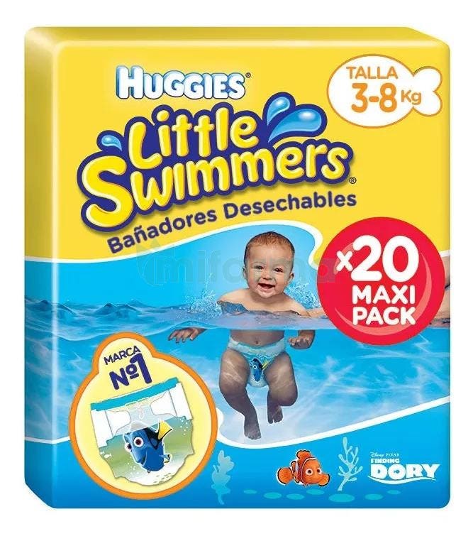 Huggies Little Swimmers Culottes de Bain 3-8 Kg x 20