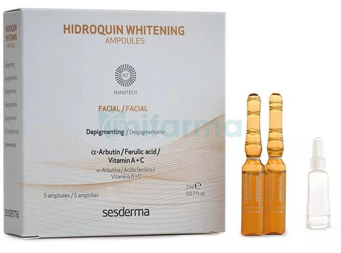 Sesderma Lipoceutical Hidroquin Whitening Ampoules Éclaircissantes 5x2ml