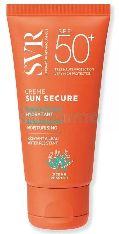 SVR Sun Secure Crema Confort Acabado Invisible SPF50 50 ml