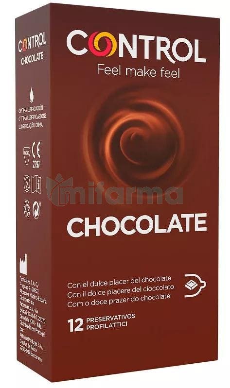 Préservatifs Control Chocolat 12 Unités