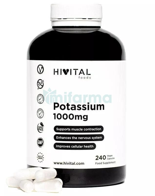 Hivital Potassium 1000 mg 240 Capsulas