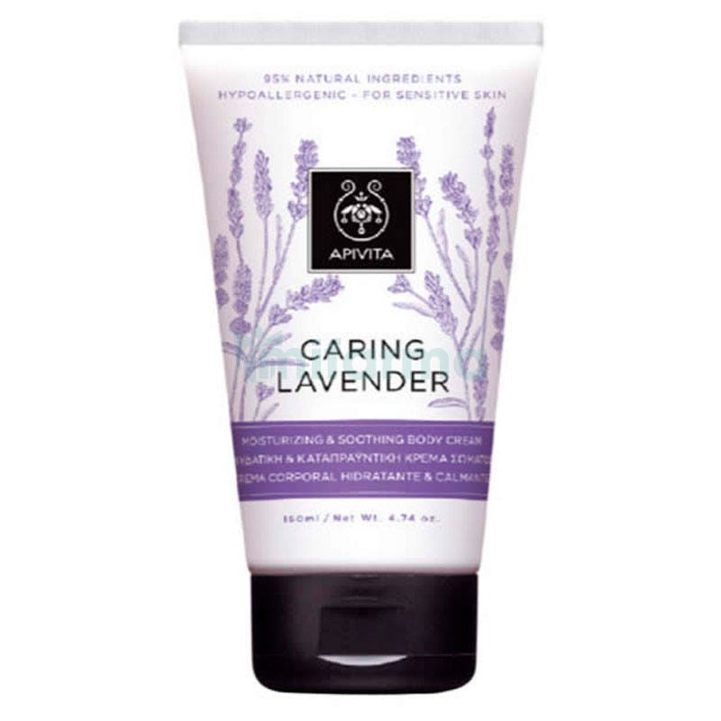Apivita Caring Lavender Crema Corporal Hidratante y Calmante 150ml