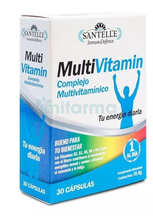 Santelle Multivitamin Complejo Multivitaminico 30 Capsulas