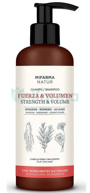 Champu Fuerza   Volumen Mifarma Natur 250 ml
