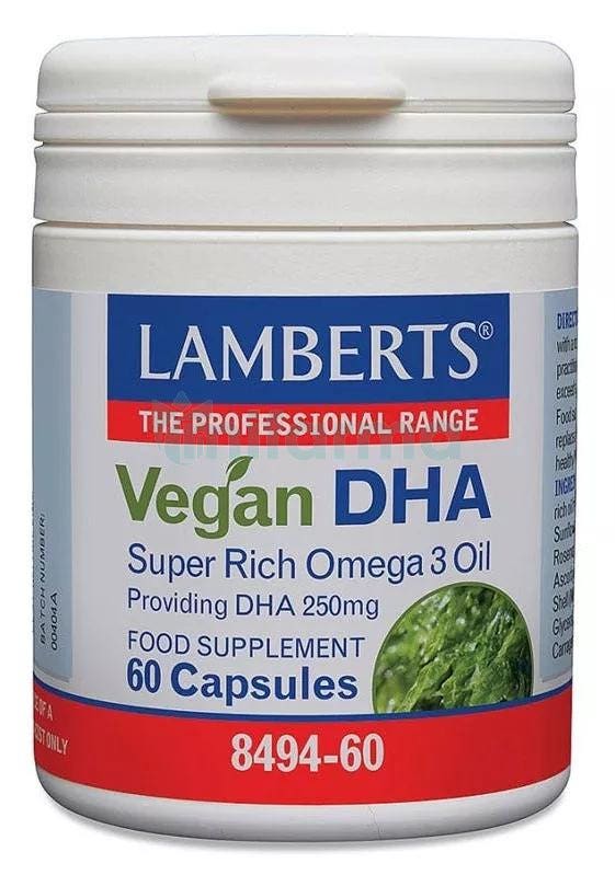 Lamberts Vegan DHA 250 mg 60 Capsulas