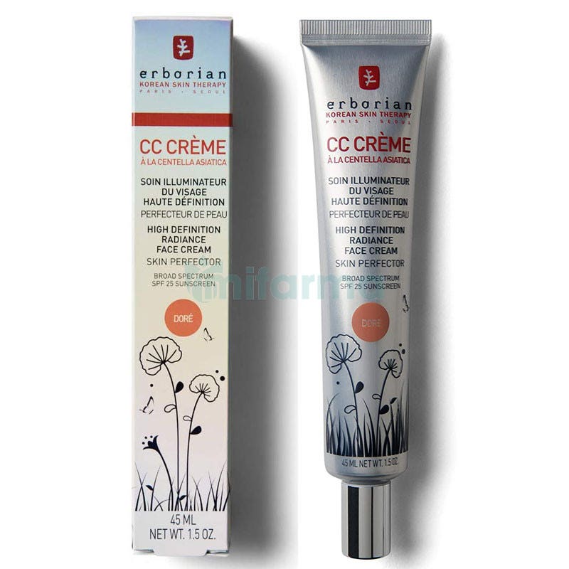 Erborian CC Cream Centella Asiatica Color Dore 45ml