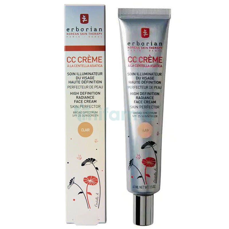Erborian CC Cream Centella Asiática Clair SPF25 15 ml - Atida