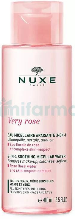 Nuxe Very Rose Eau Micellaire Apaisante 3-en-1 Toutes Peaux 400 ML