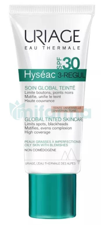 Uriage Hyséac 3-Regul Soin Global Teinté SPF30 40ml