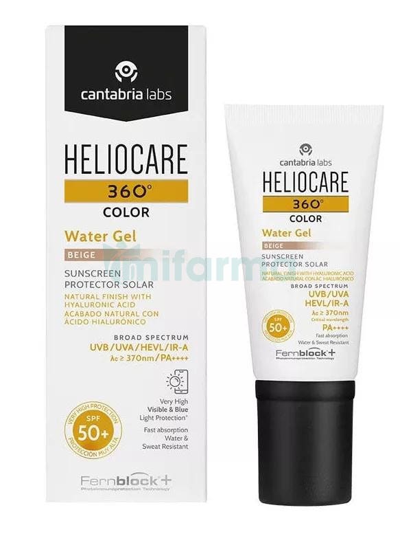 Heliocare 360. Color Water Gel Beige SPF50 50 ml
