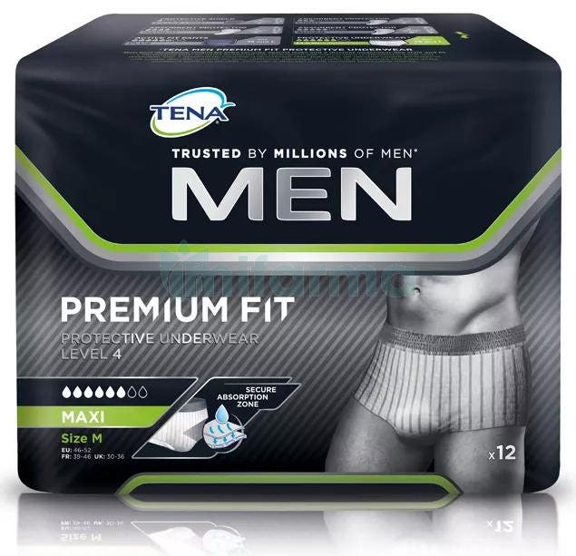 TENA Men Pants Premium Fit Medium 12 uds