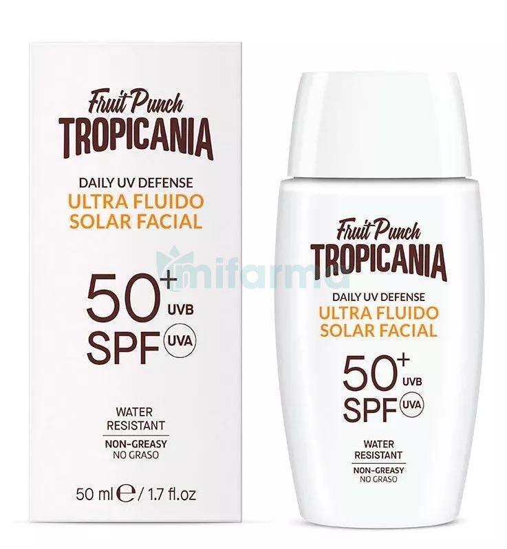 Tropicania Protection Solaire Visage Ultra-Fluide SF50+ 50ml