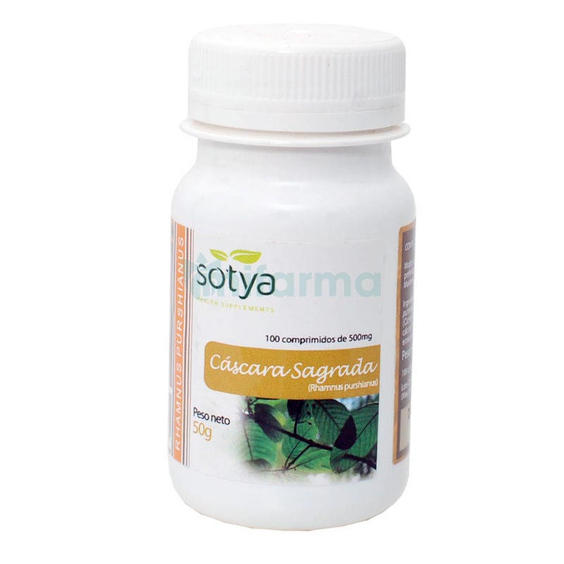 Sotya Cascara Sagrada 500 mg 100 Comprimidos