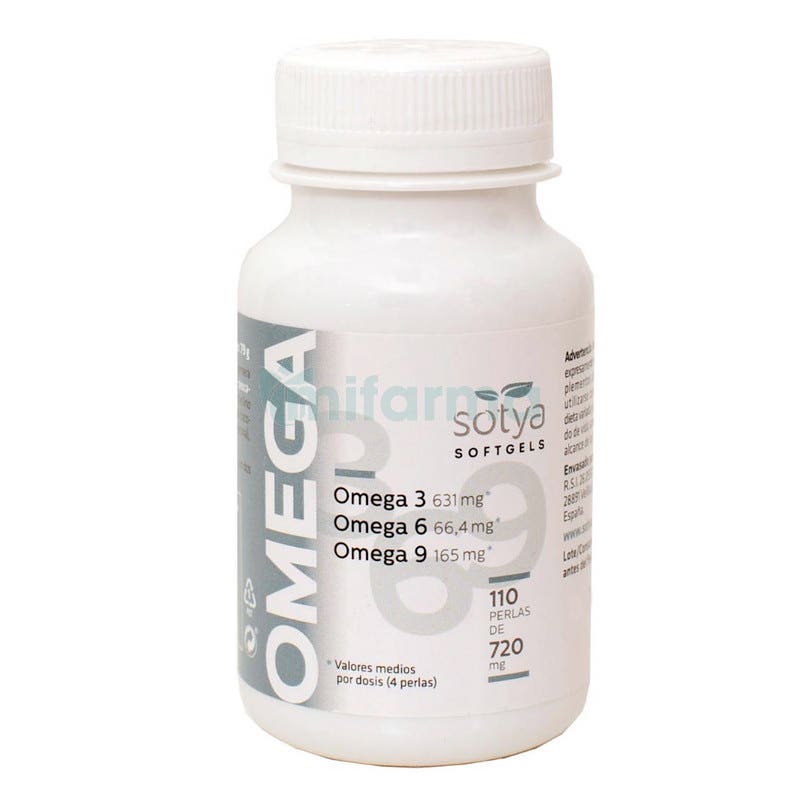 Perlas Omega 3-6-9 500 mg Sotya 110 Unidades