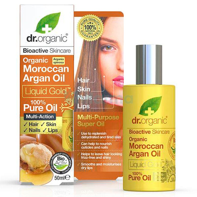 Aceite Puro de Aceite de Argan Marroqui Dr. Organic 50ml