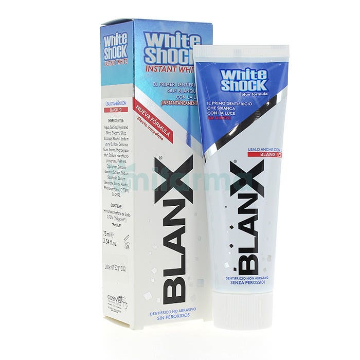 Blanx White Shock Pasta de Dientes Blanco Instantaneo 75ml