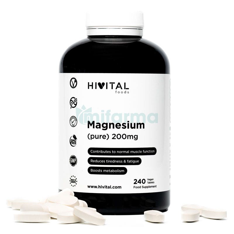 Hivital Magnesio Puro 200mg 240 Comprimidos