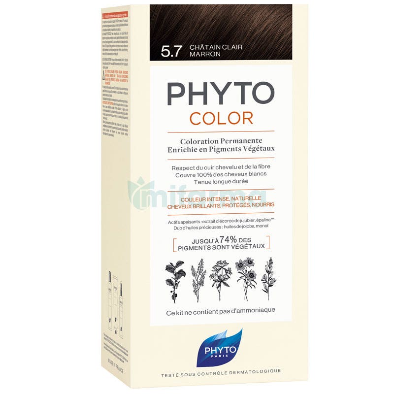 Tinte Phytocolor 5.7 Castano Marron