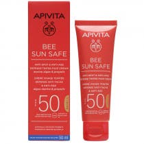 Apivita Bee Sun Safe Crema Solar Facial Antimanchas Color SPF50 50ml