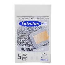 Salvelox Antibact Cover Med 76 x 54 mm 5 Apositos
