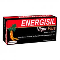 Energisil Vigor Plus Ginseng y L-Arginina 60 Capsulas
